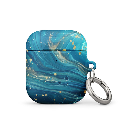 Turquoise Swirl  Case for AirPods-0