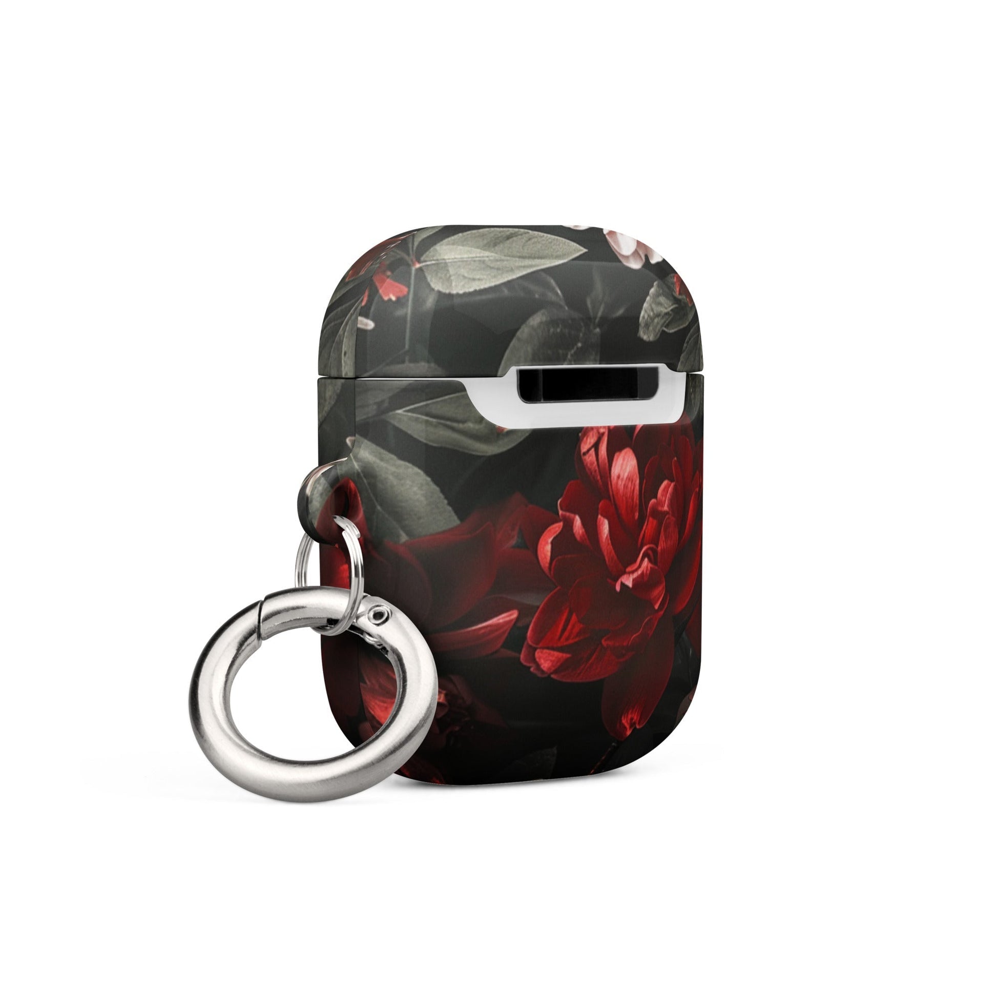 Pink Red Floral Case for AirPods-3