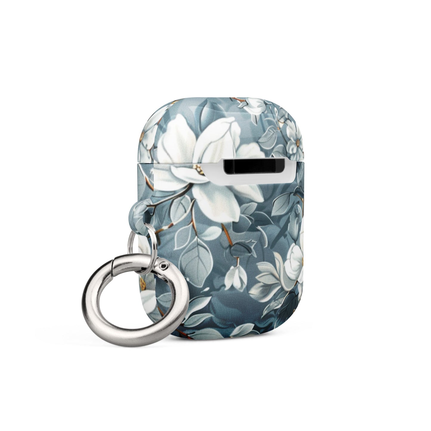 White Lily Case for AirPods-3