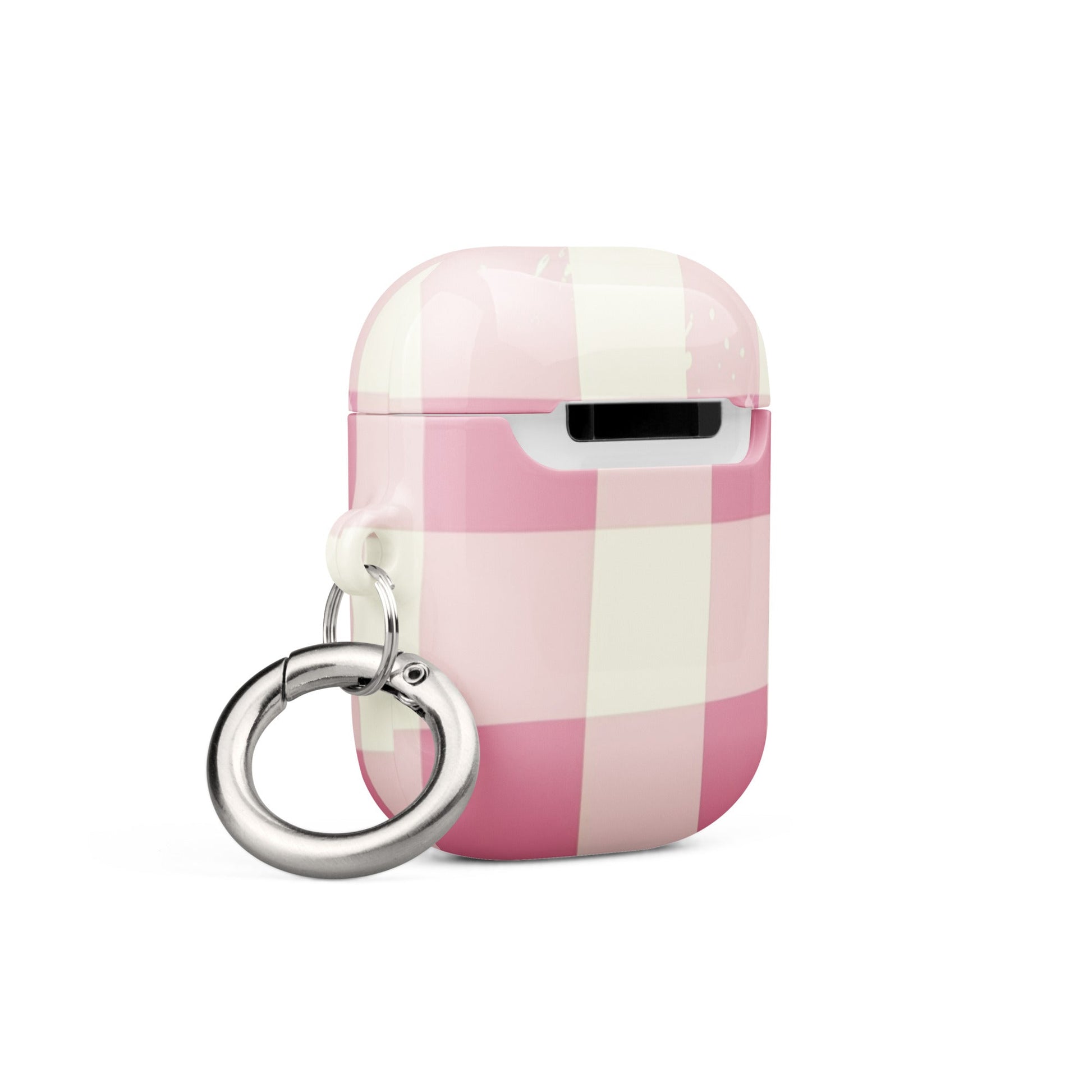 Pink Check Case for AirPods-3