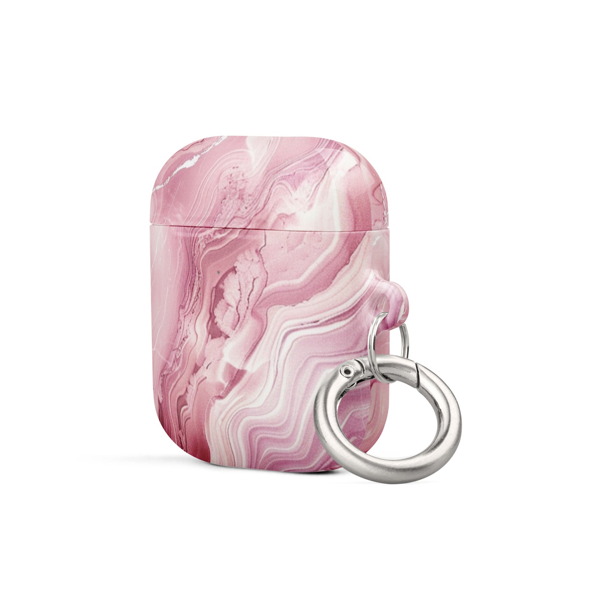 Pink Marble AirPods case-1