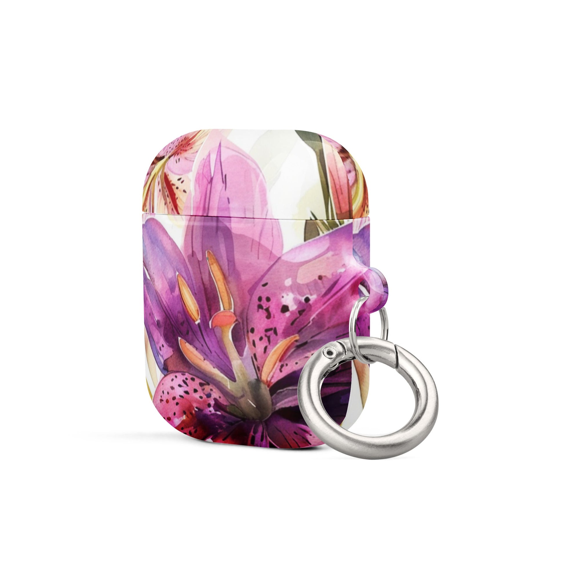 Watercolor Lily Case for AirPods-1