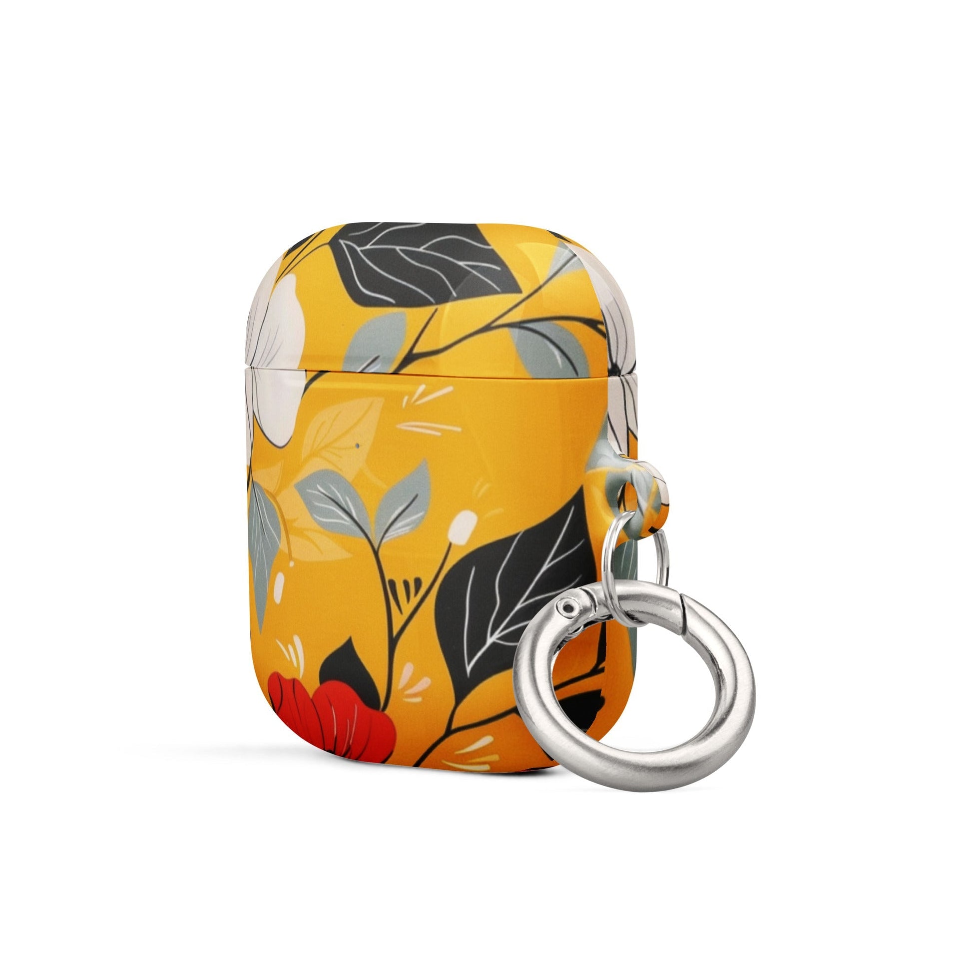 Yellow Floral Case for AirPods-1