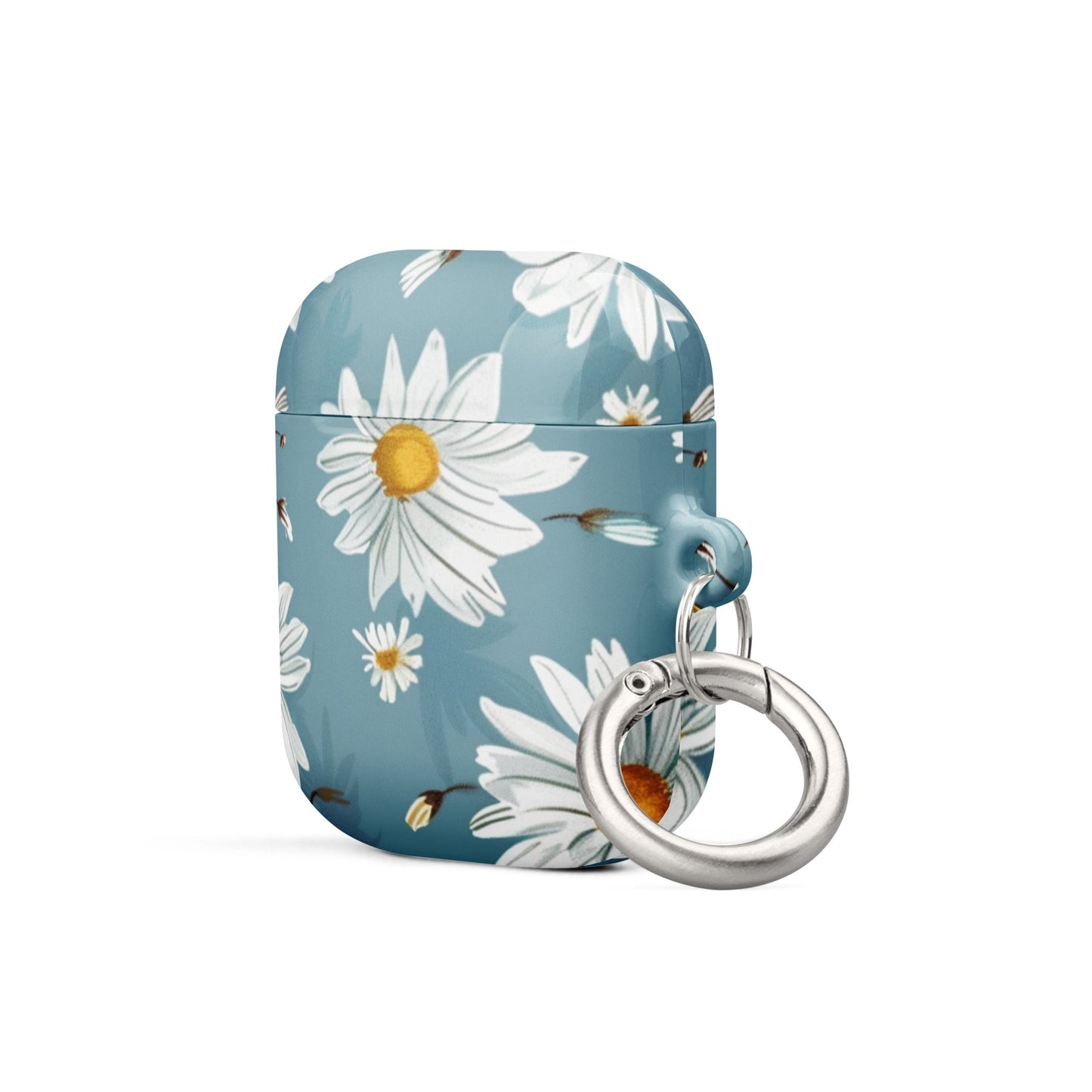 white Daisies Case for AirPods-1