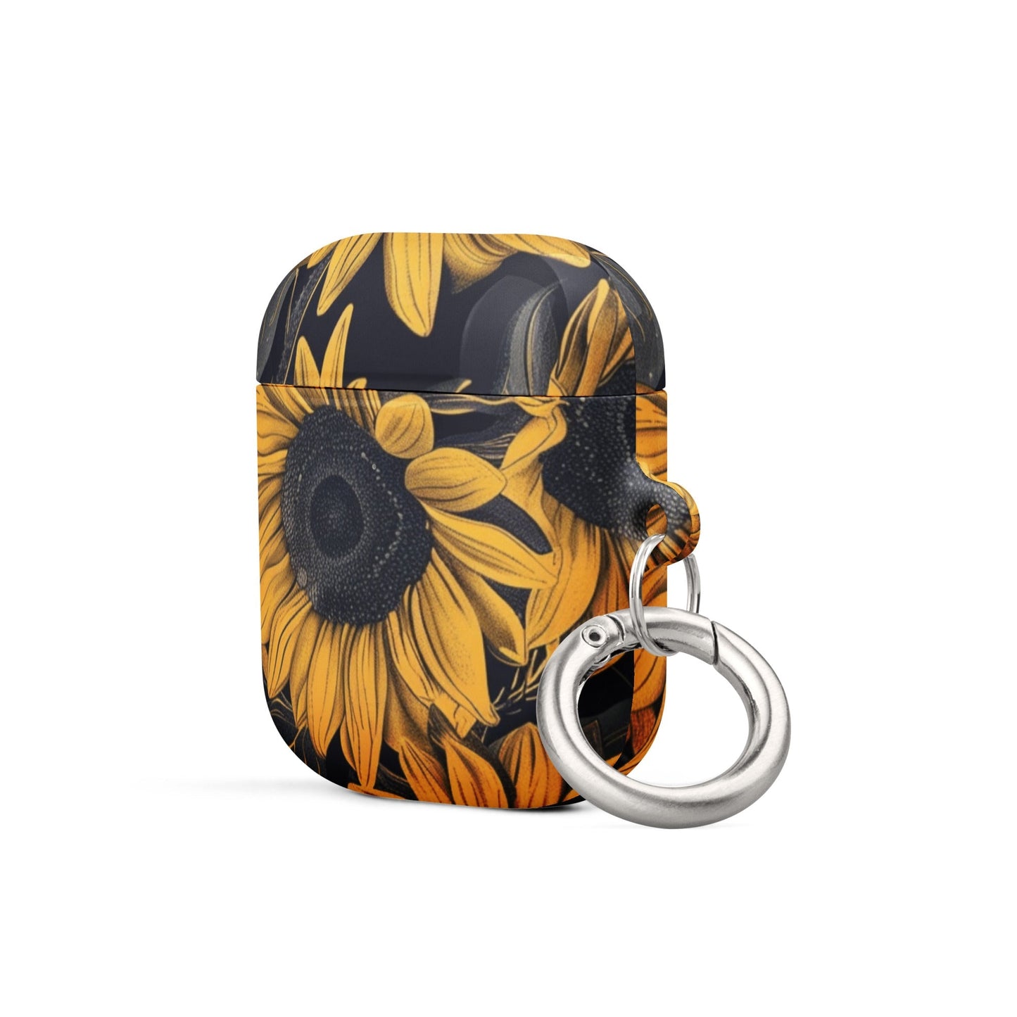 Sunflower Black Case for AirPods-1