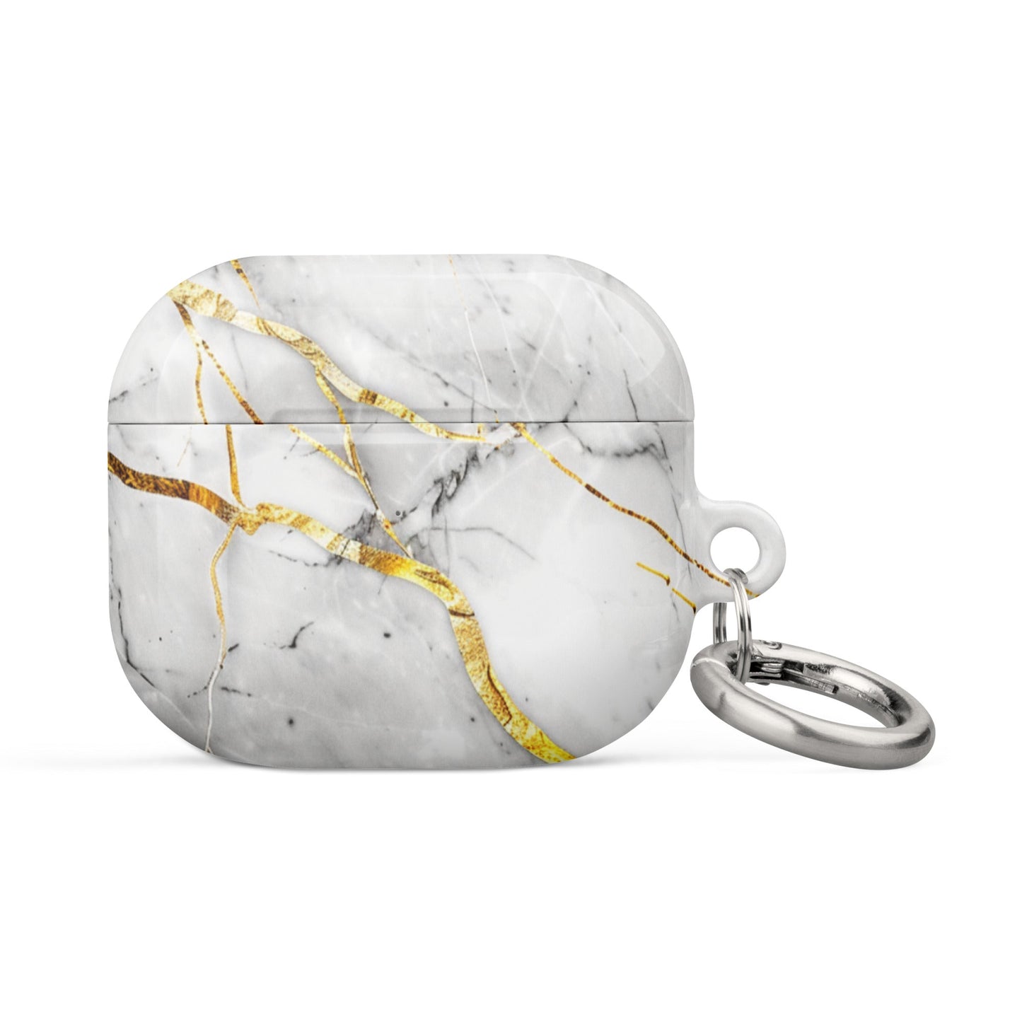 White Marble Case for AirPods-7