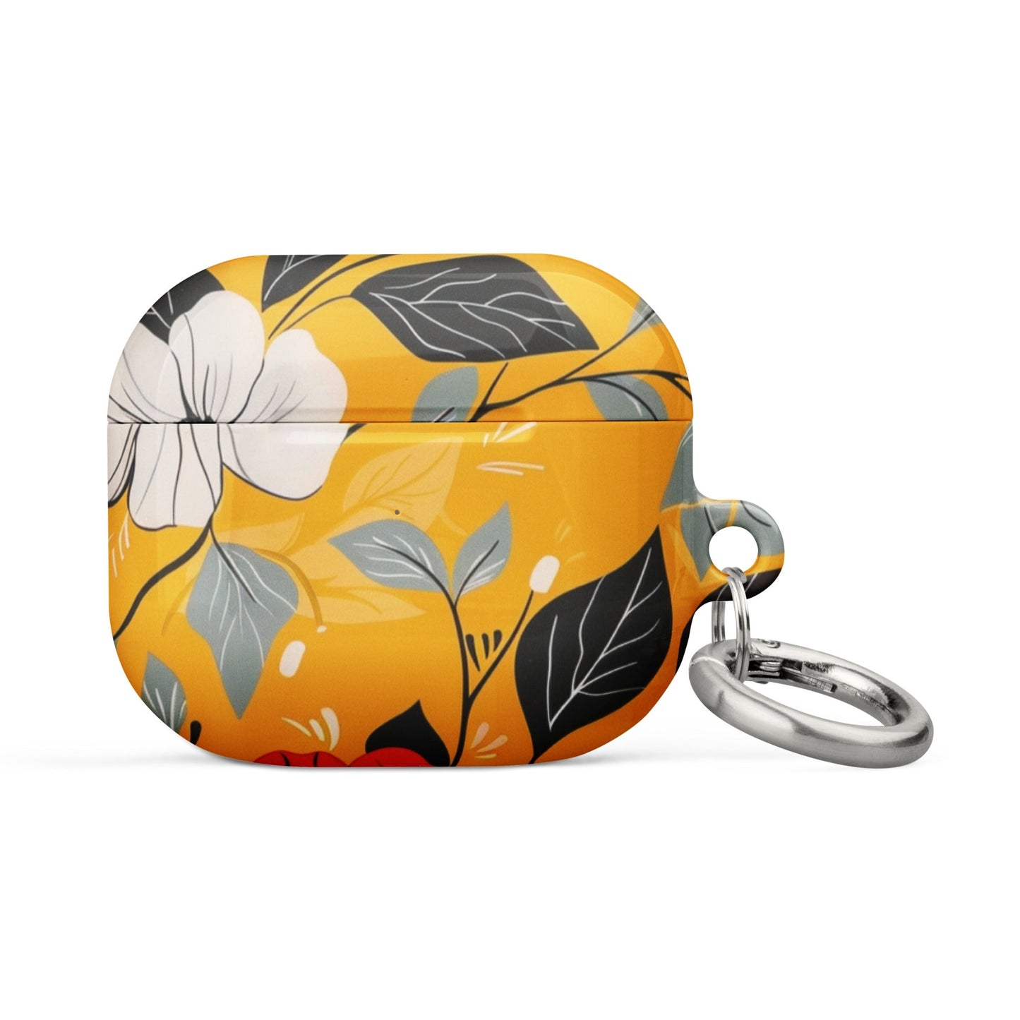 Yellow Floral Case for AirPods-7