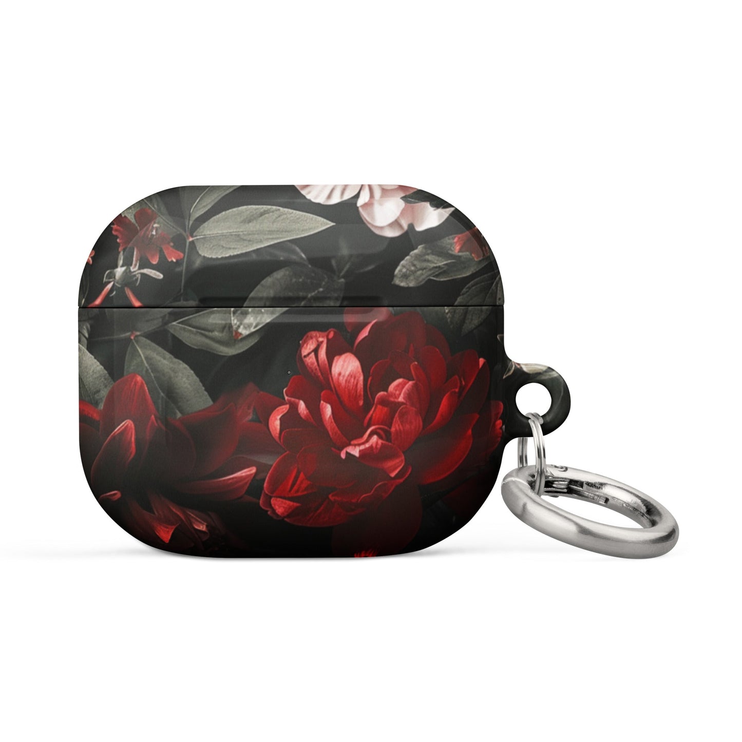 Pink Red Floral Case for AirPods-7