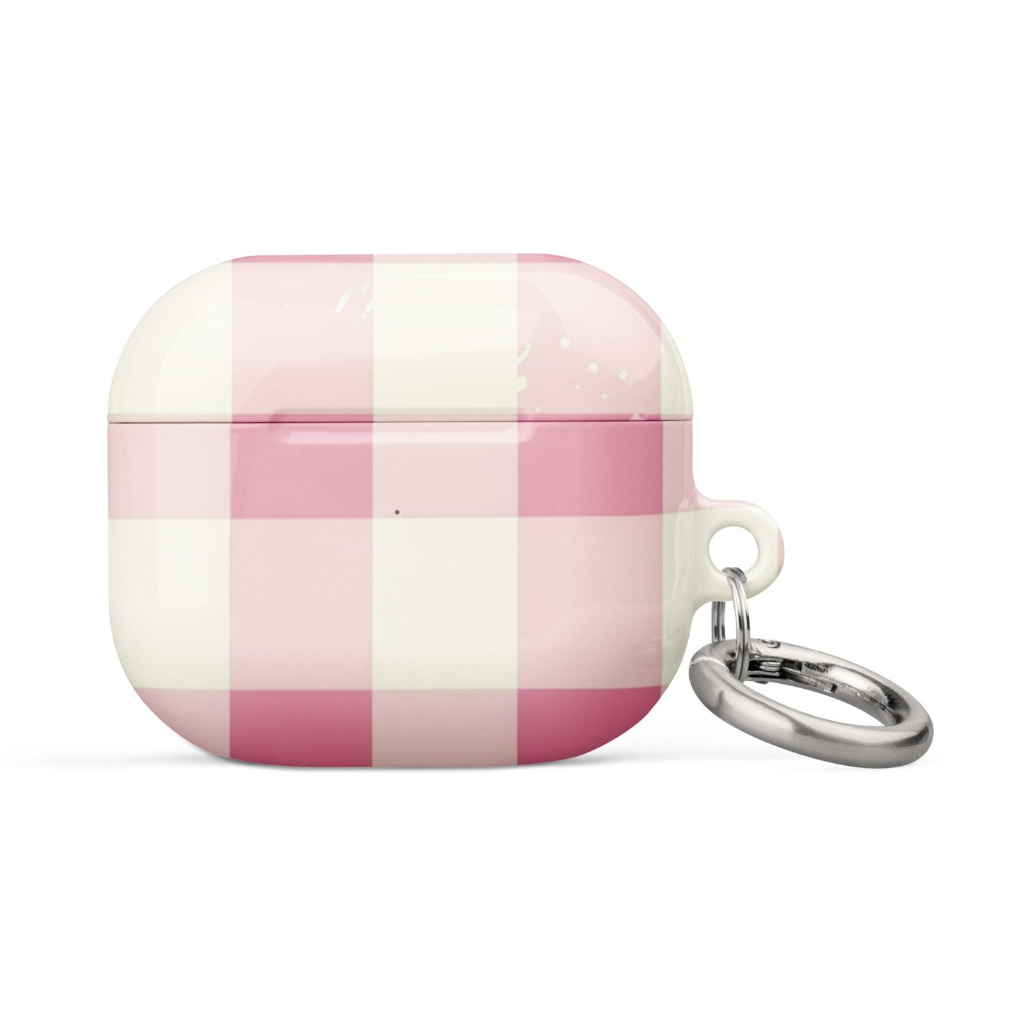 Pink Check Case for AirPods-7