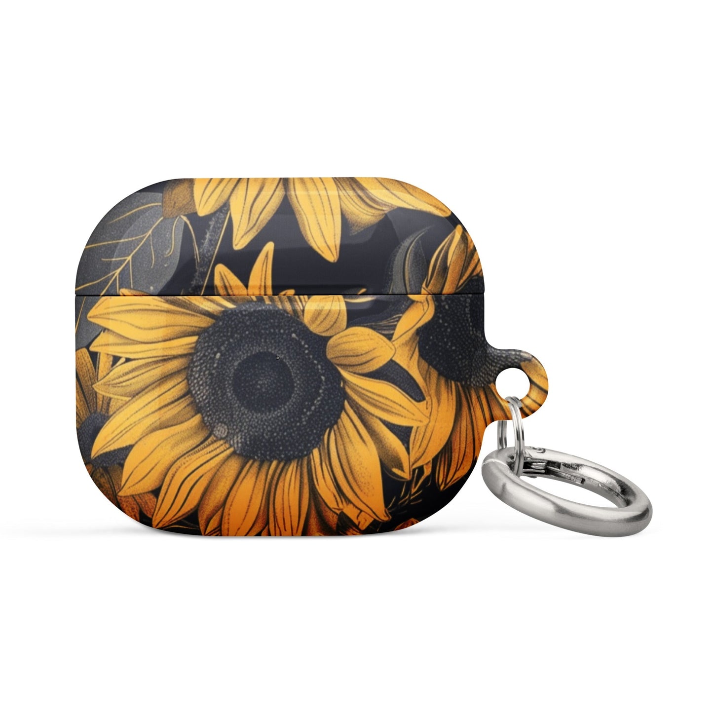 Sunflower Black Case for AirPods-7