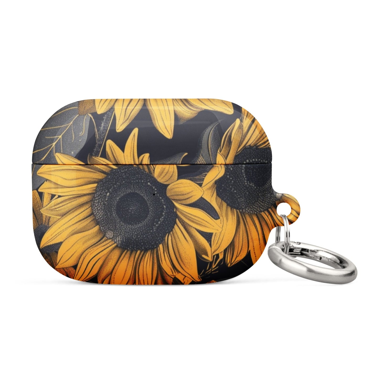 Sunflower Black Case for AirPods-5