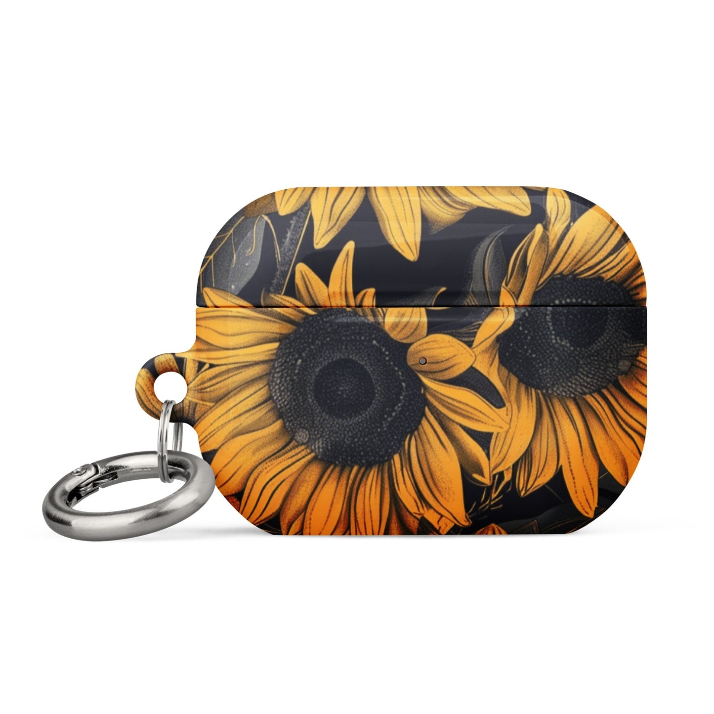 Sunflower Black Case for AirPods-6