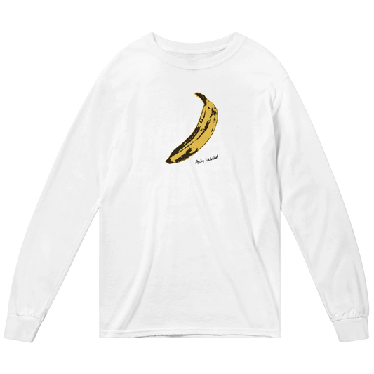 Andy Warhol's Banana, 1967 Pop Art Long Sleeve Shirt-0