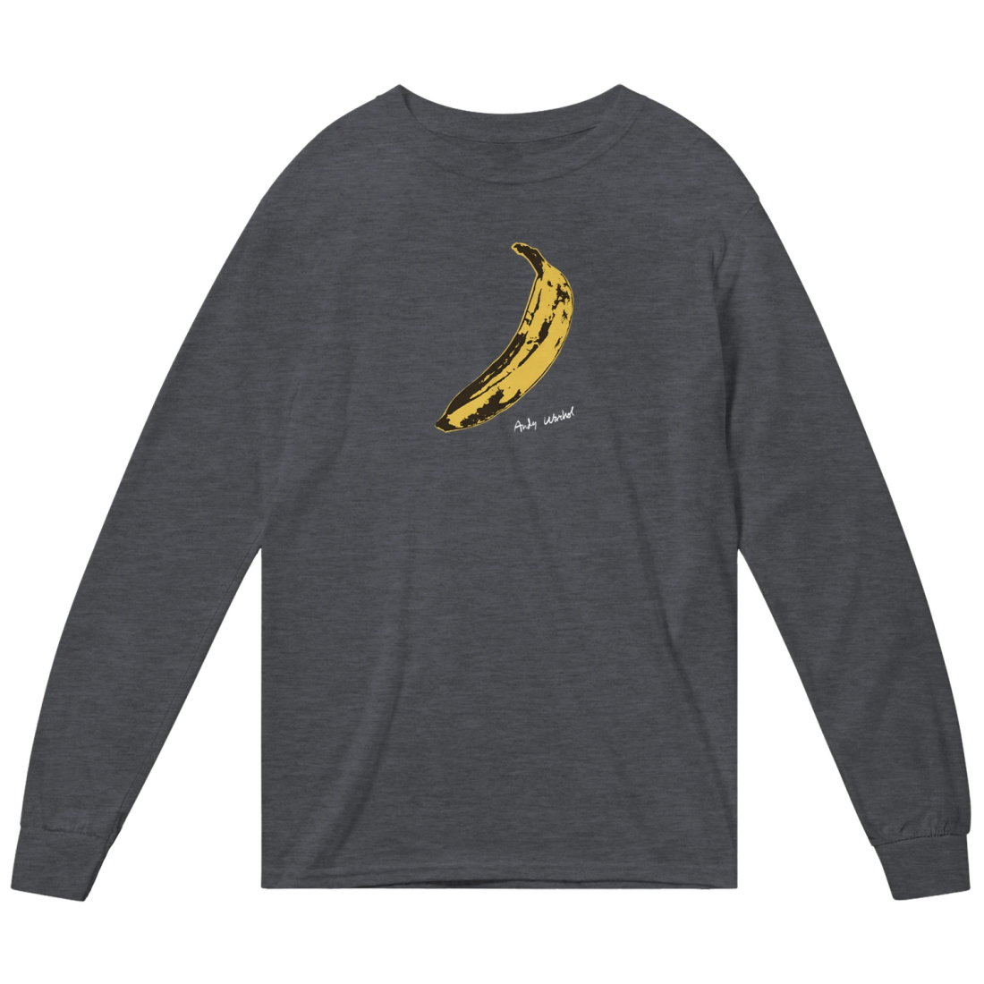 Andy Warhol's Banana, 1967 Pop Art Long Sleeve Shirt-1