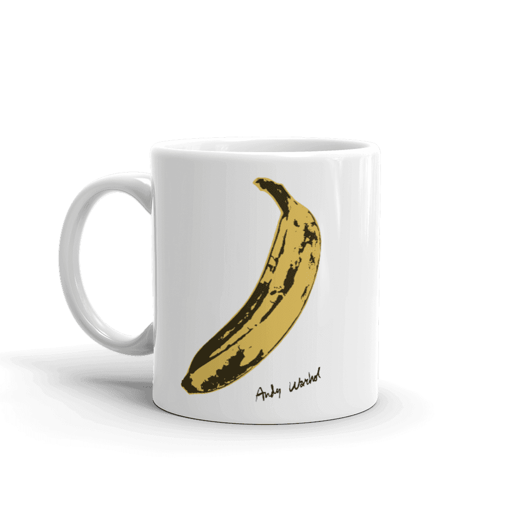 Andy Warhol's Banana, 1967 Pop Art Mug-0