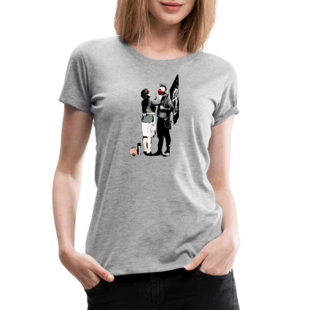 Banksy Anarchist Punk And His Mother Artwork T-Shirt-2