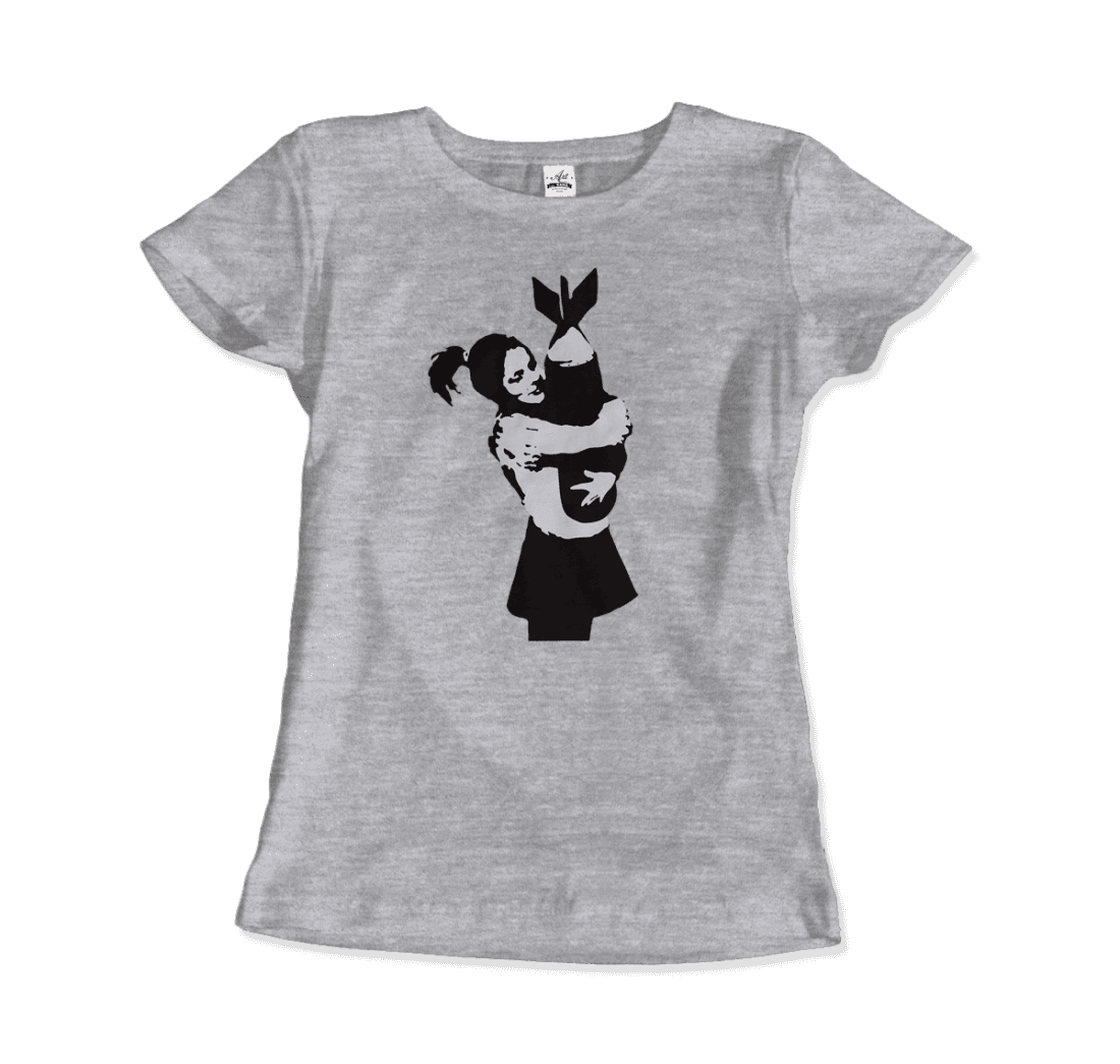 Banksy Bomb Hugger Street Art T-Shirt-3