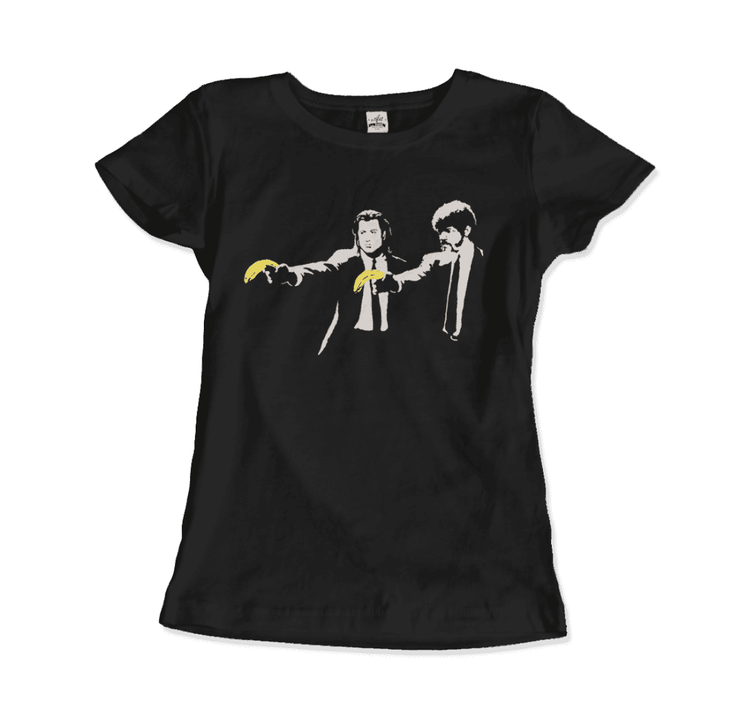 Banksy Pulp Fiction Street Art T-Shirt-3