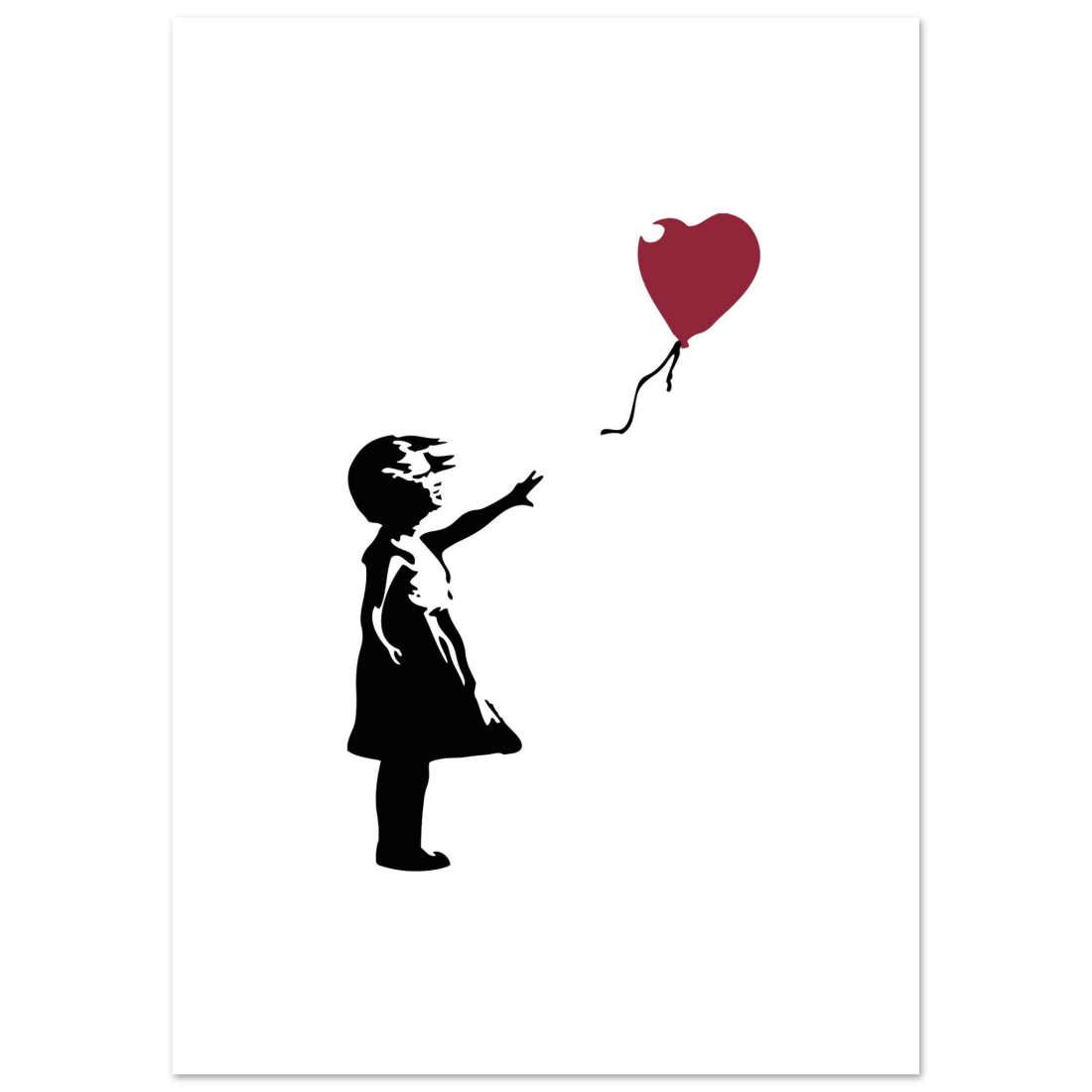 Banksy The Girl with a Red Balloon Artwork Poster-2