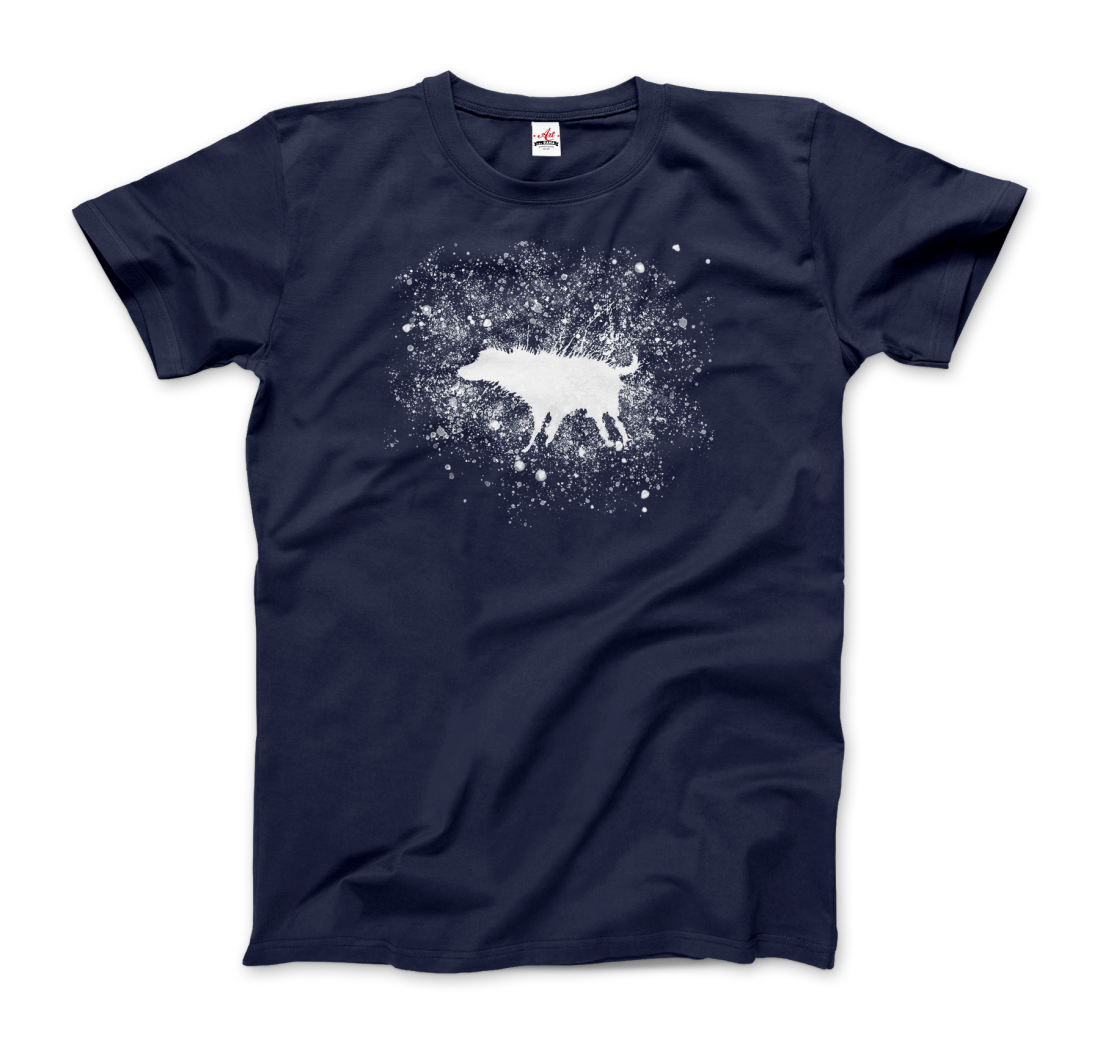 Banksy Wet Dog Splatter 2007 Street Art T-Shirt-6