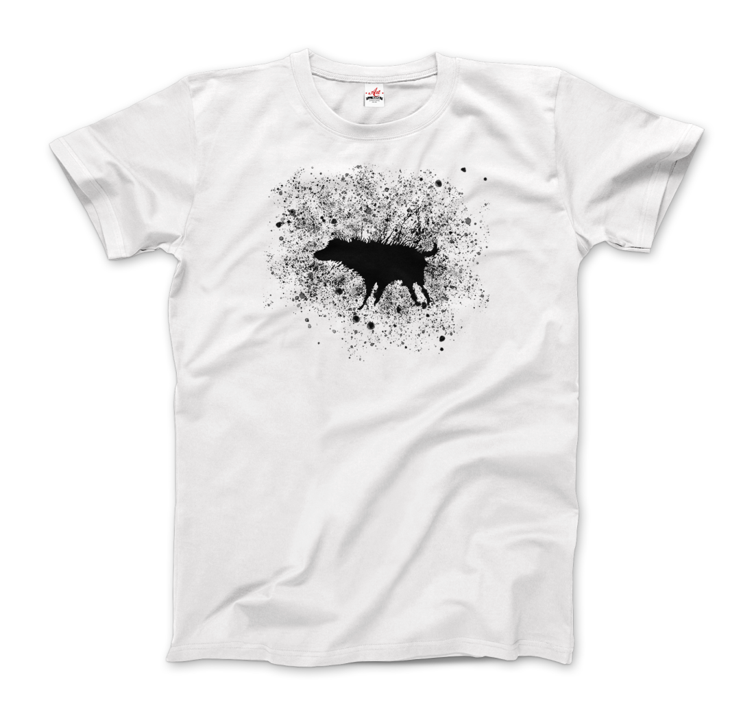 Banksy Wet Dog Splatter 2007 Street Art T-Shirt-5