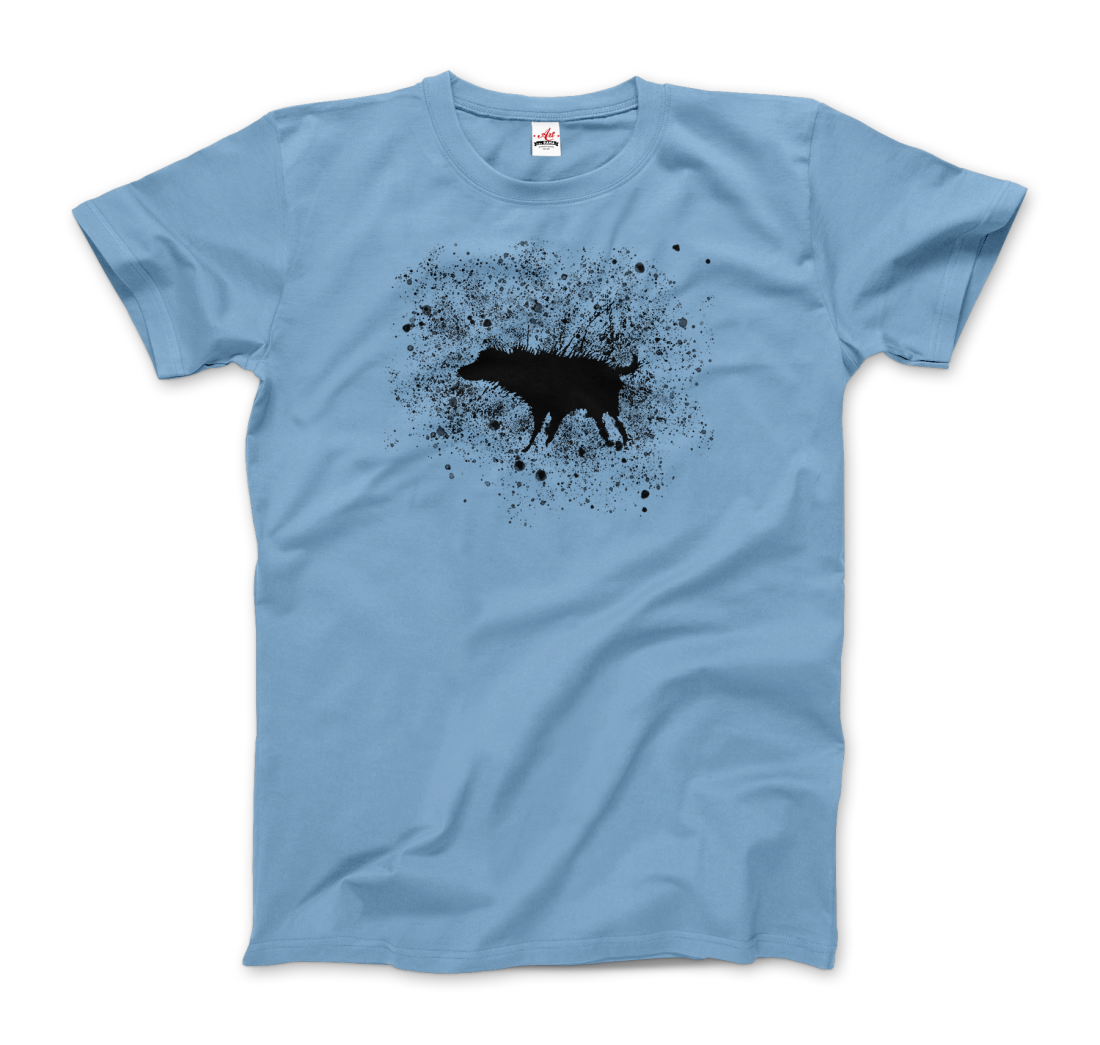 Banksy Wet Dog Splatter 2007 Street Art T-Shirt-9