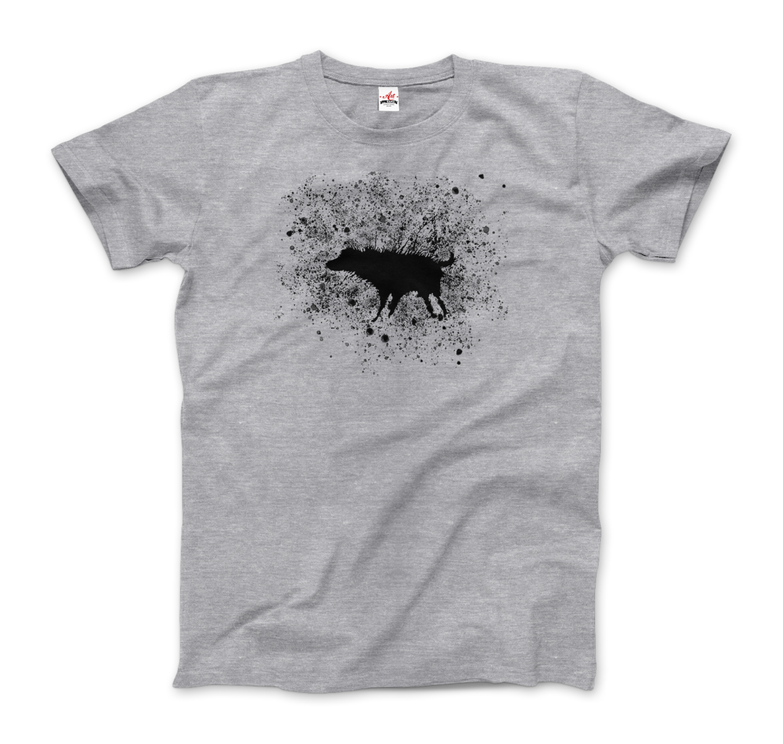 Banksy Wet Dog Splatter 2007 Street Art T-Shirt-7