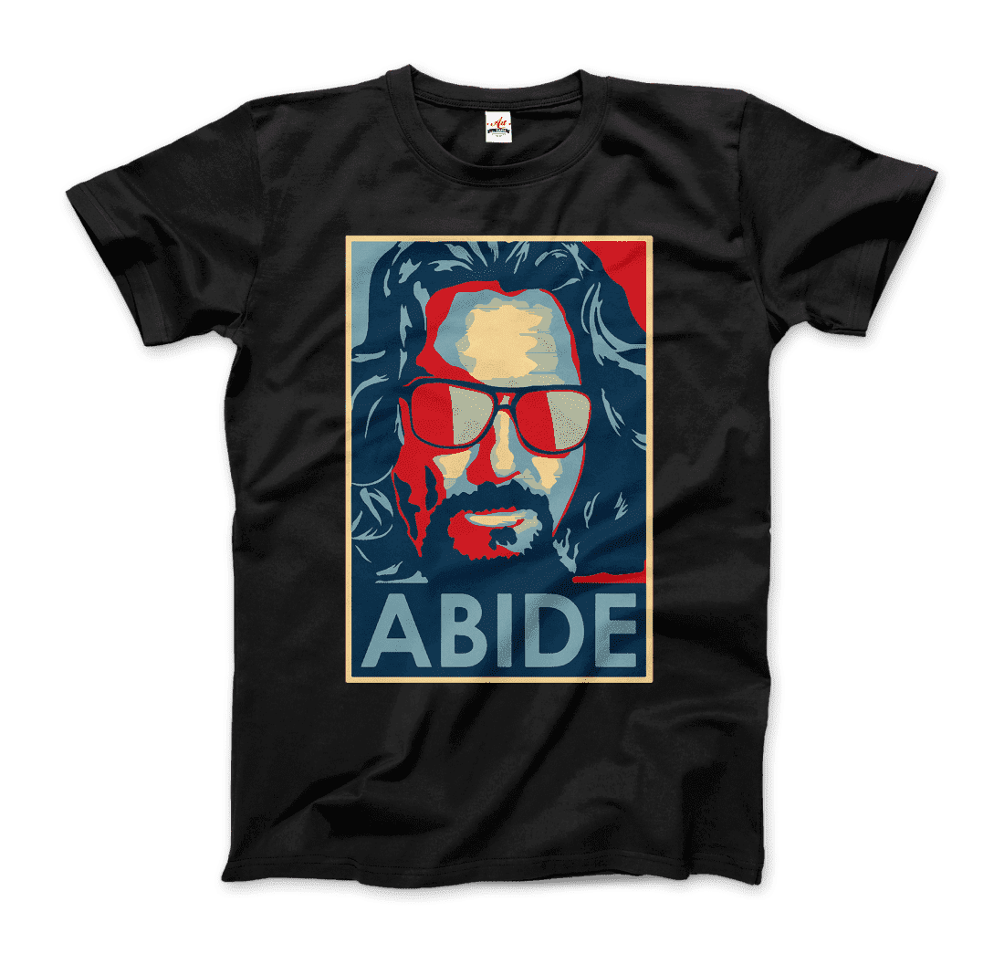 Big Lebowski Abide, Hope Style T-Shirt-0