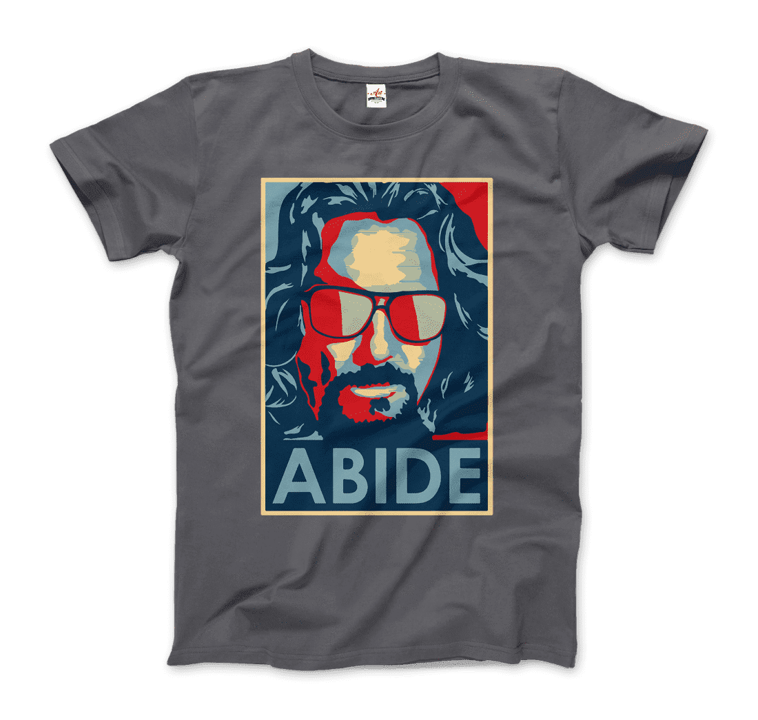 Big Lebowski Abide, Hope Style T-Shirt-4