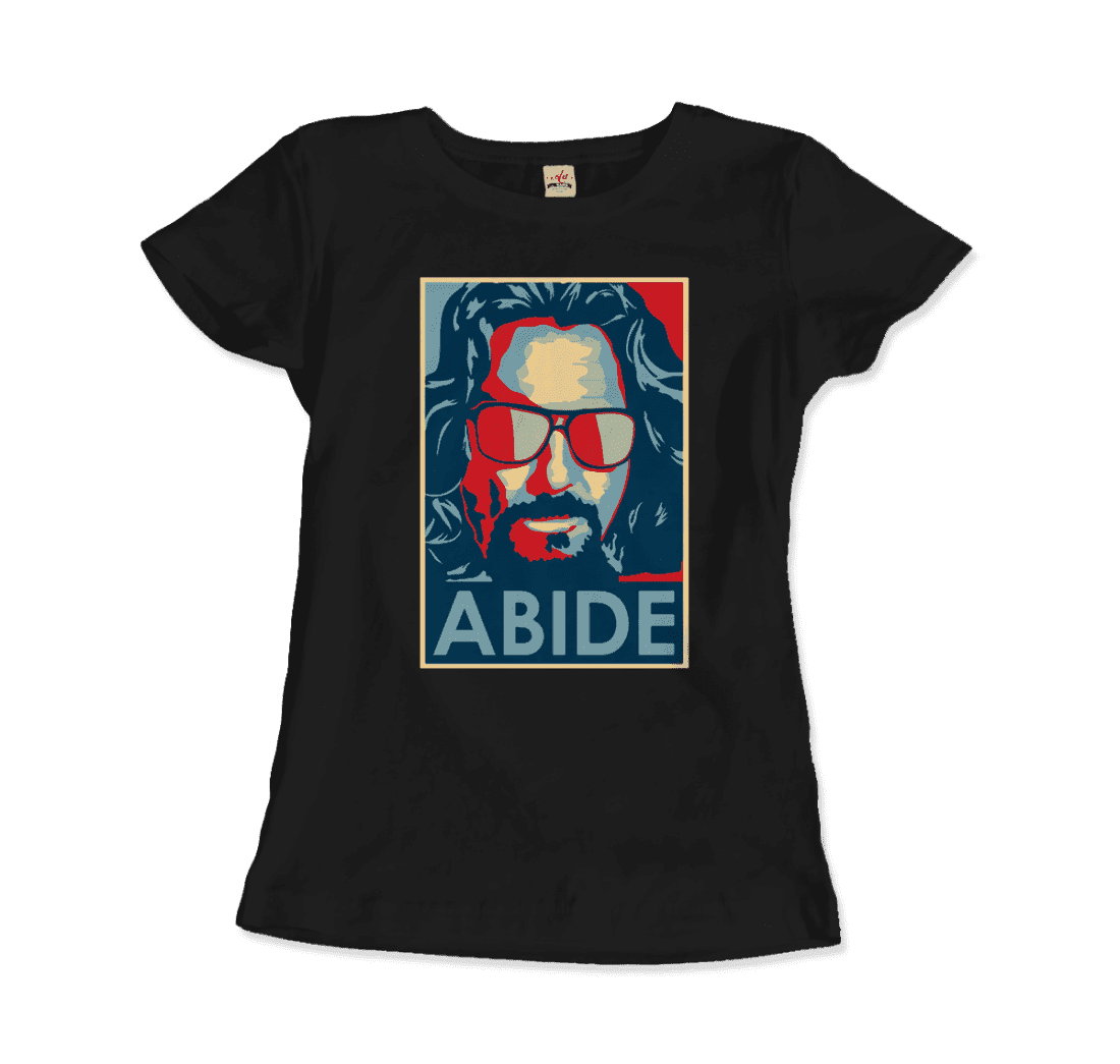 Big Lebowski Abide, Hope Style T-Shirt-3