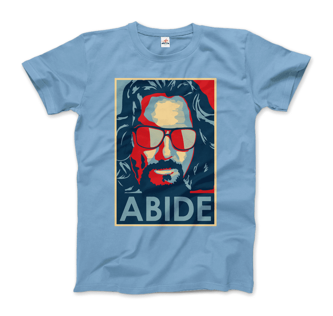 Big Lebowski Abide, Hope Style T-Shirt-8