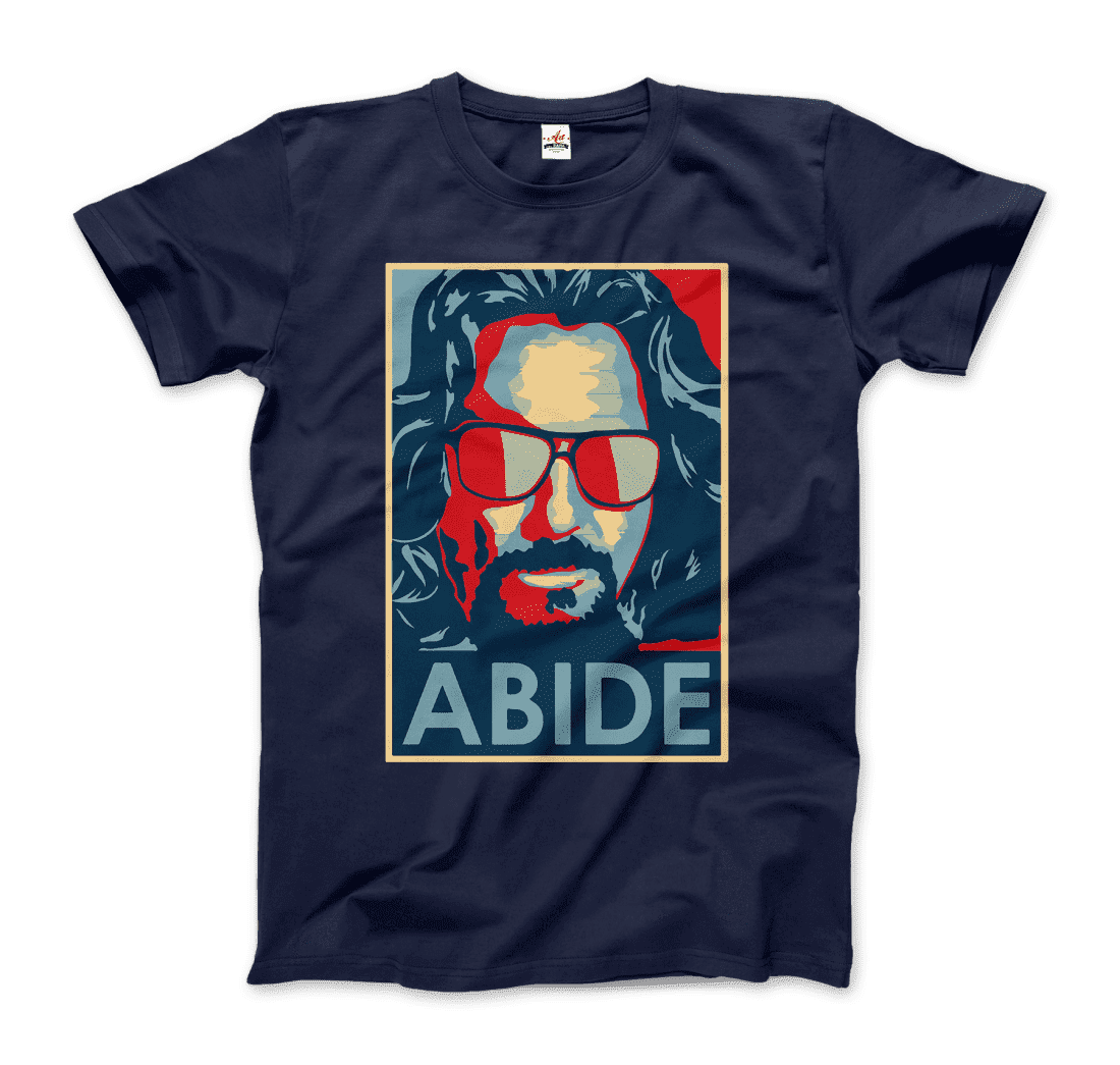 Big Lebowski Abide, Hope Style T-Shirt-6