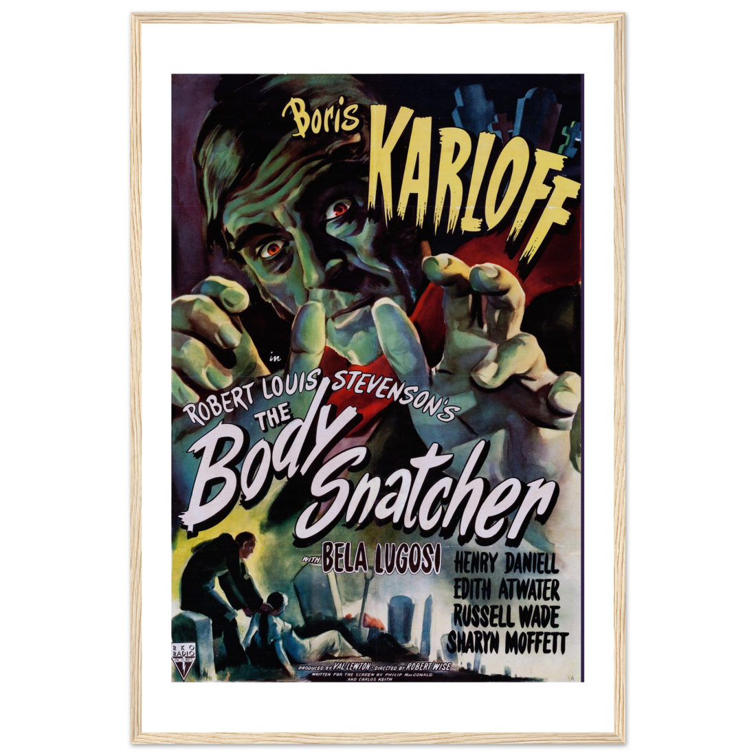 Body Snatcher - 40s Sci-Fi Horror Movie Poster-12