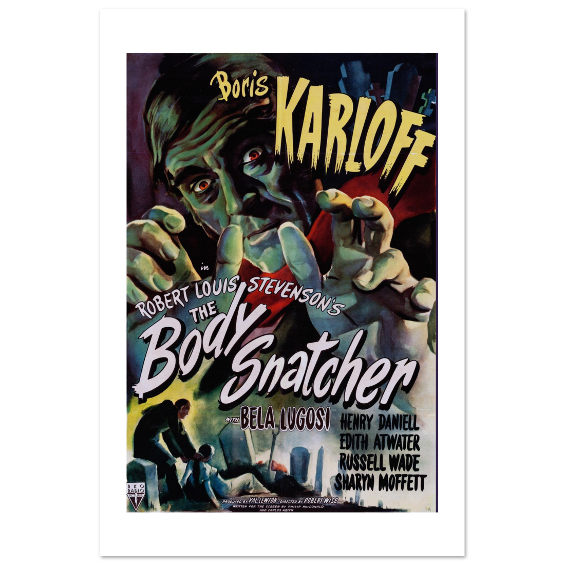 Body Snatcher - 40s Sci-Fi Horror Movie Poster-5