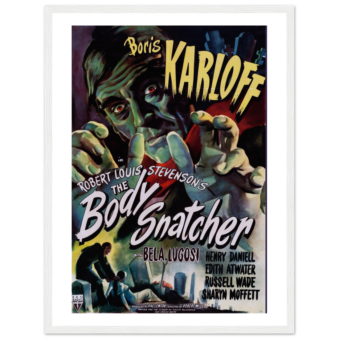 Body Snatcher - 40s Sci-Fi Horror Movie Poster-11