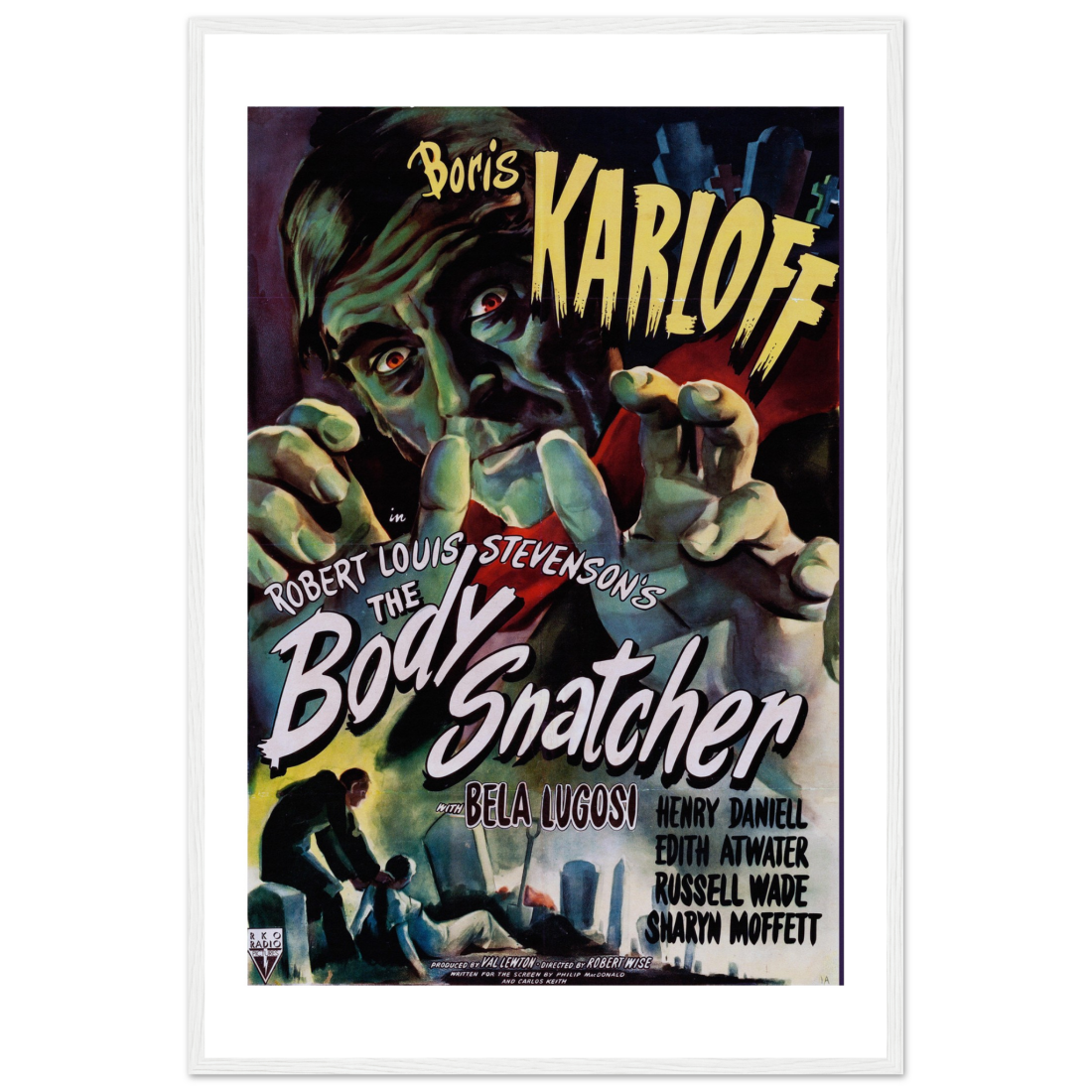 Body Snatcher - 40s Sci-Fi Horror Movie Poster-13