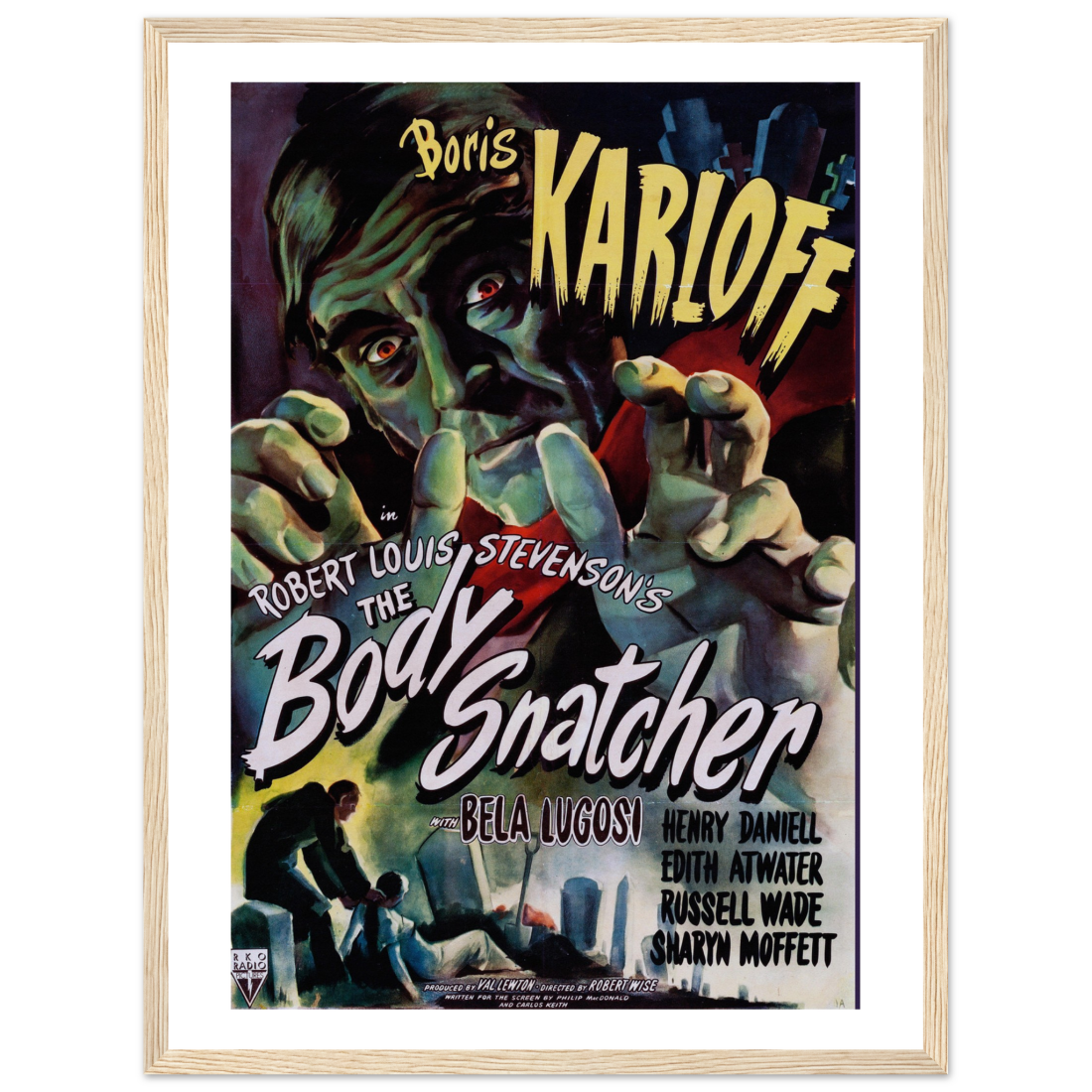 Body Snatcher - 40s Sci-Fi Horror Movie Poster-10