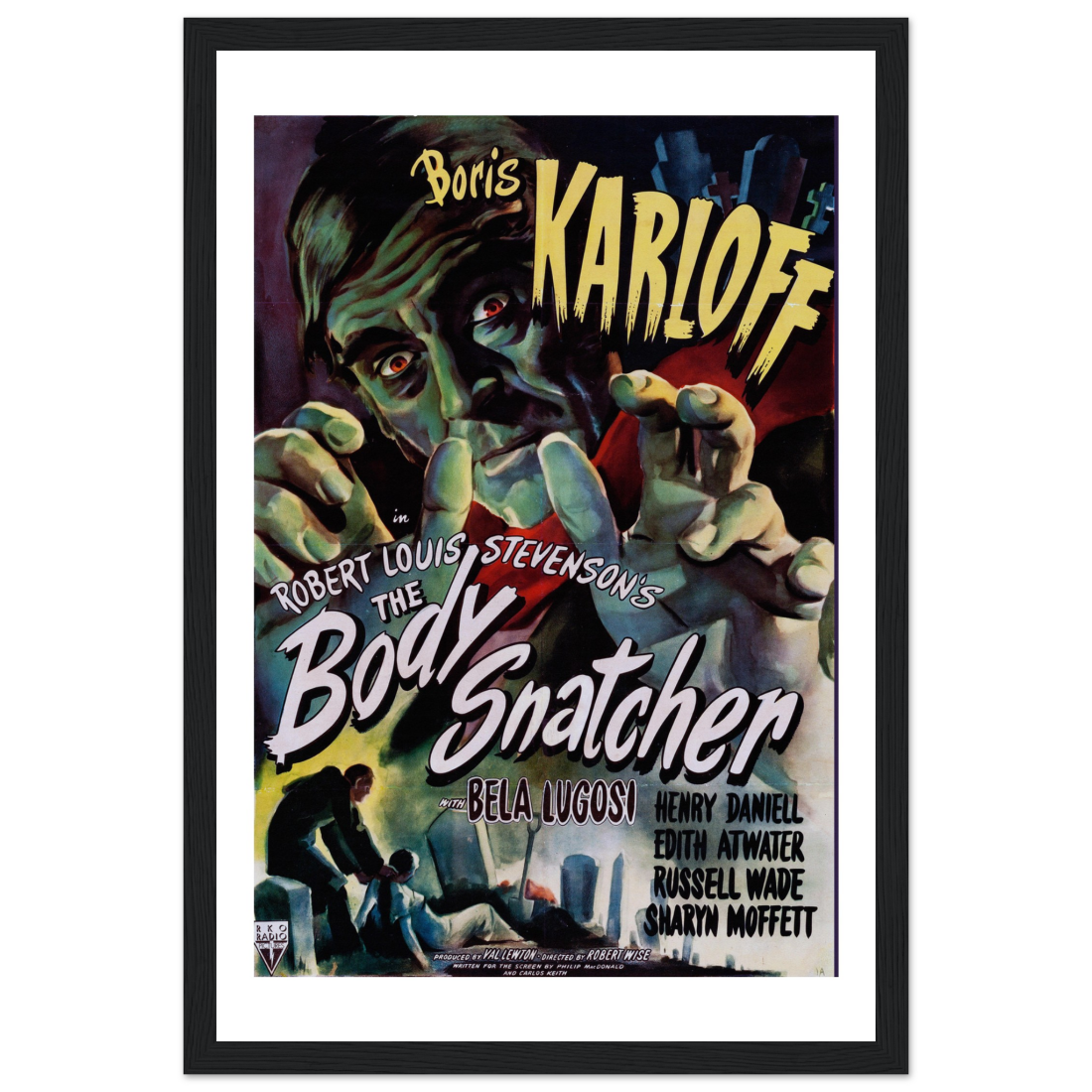 Body Snatcher - 40s Sci-Fi Horror Movie Poster-2