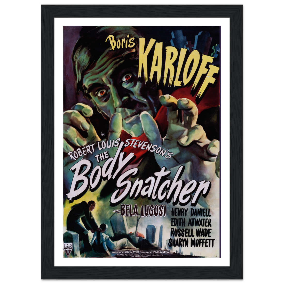 Body Snatcher - 40s Sci-Fi Horror Movie Poster-6