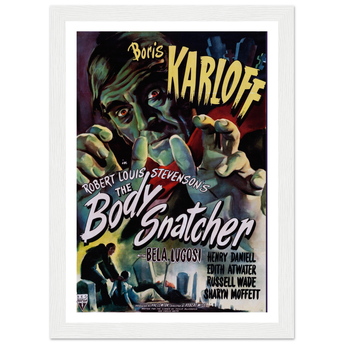 Body Snatcher - 40s Sci-Fi Horror Movie Poster-7