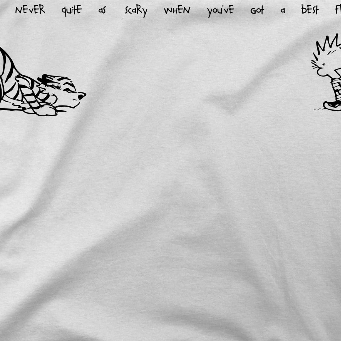 Calvin and Hobbes Best Friends Quote T-Shirt-1