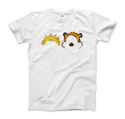 Calvin and Hobbes Faces Contour T-Shirt-0