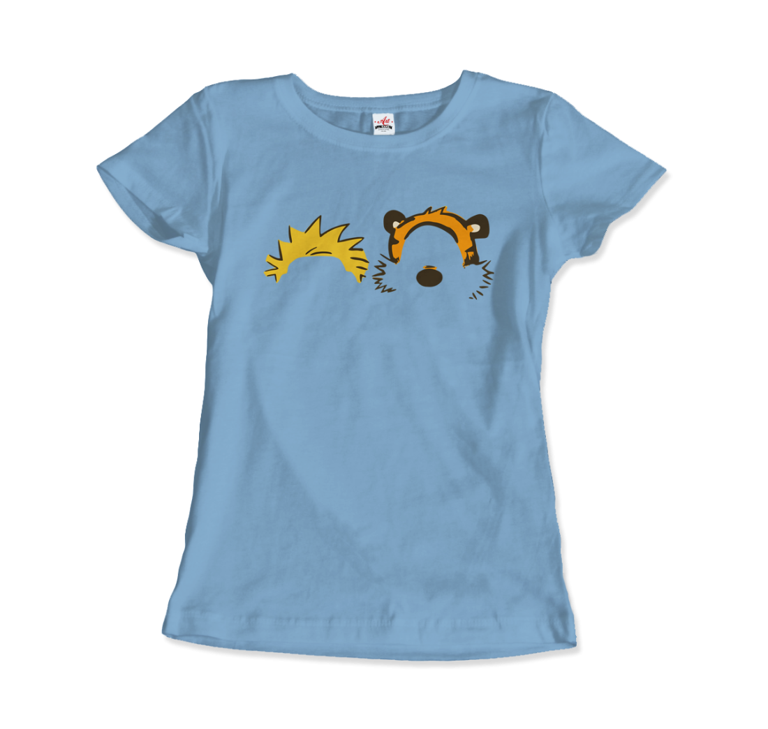 Calvin and Hobbes Faces Contour T-Shirt-8