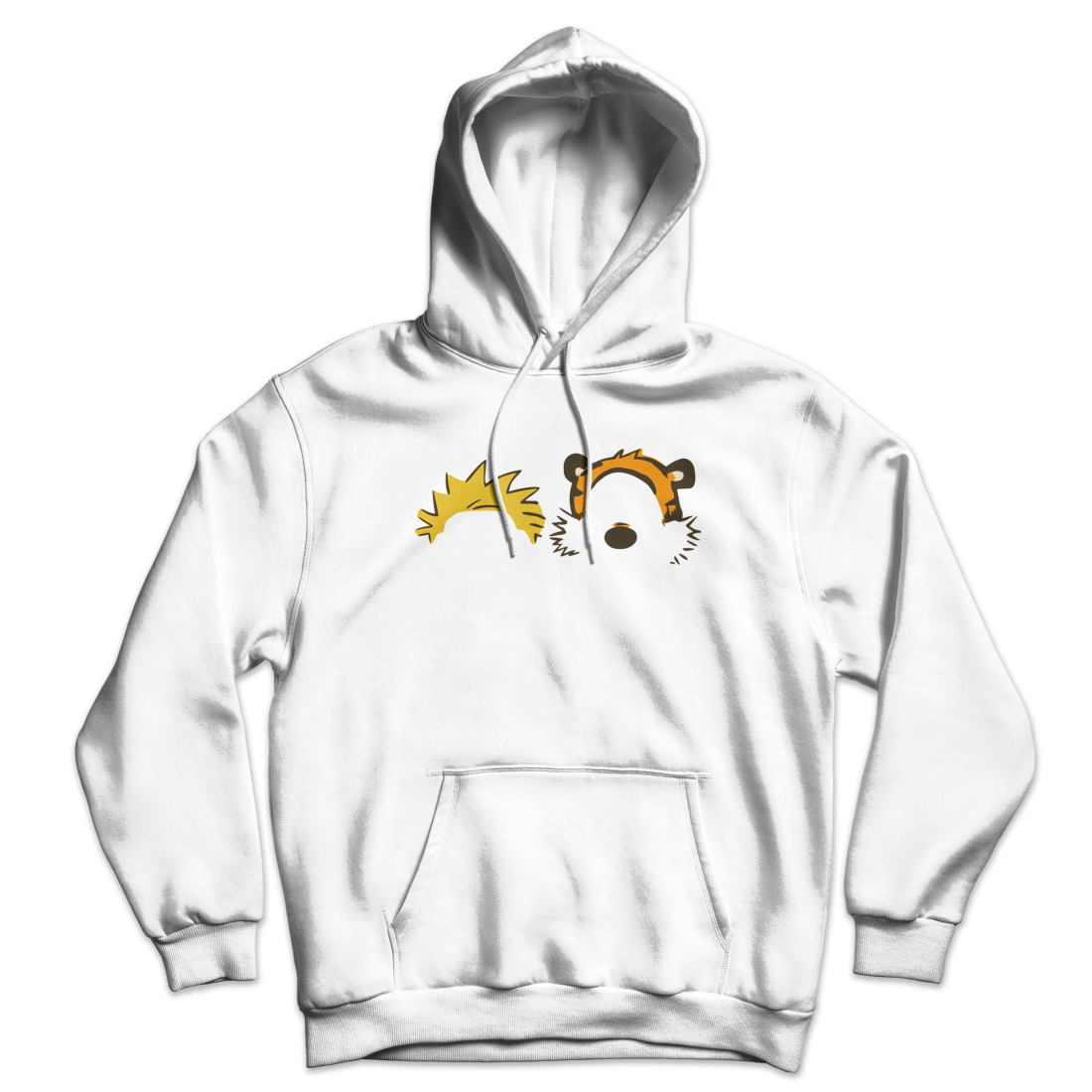 Calvin and Hobbes Faces Contour Unisex Hoodie-2