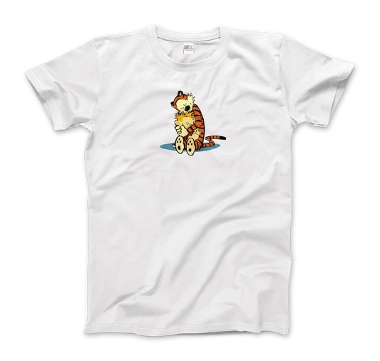 Calvin and Hobbes Hugging T-Shirt-0