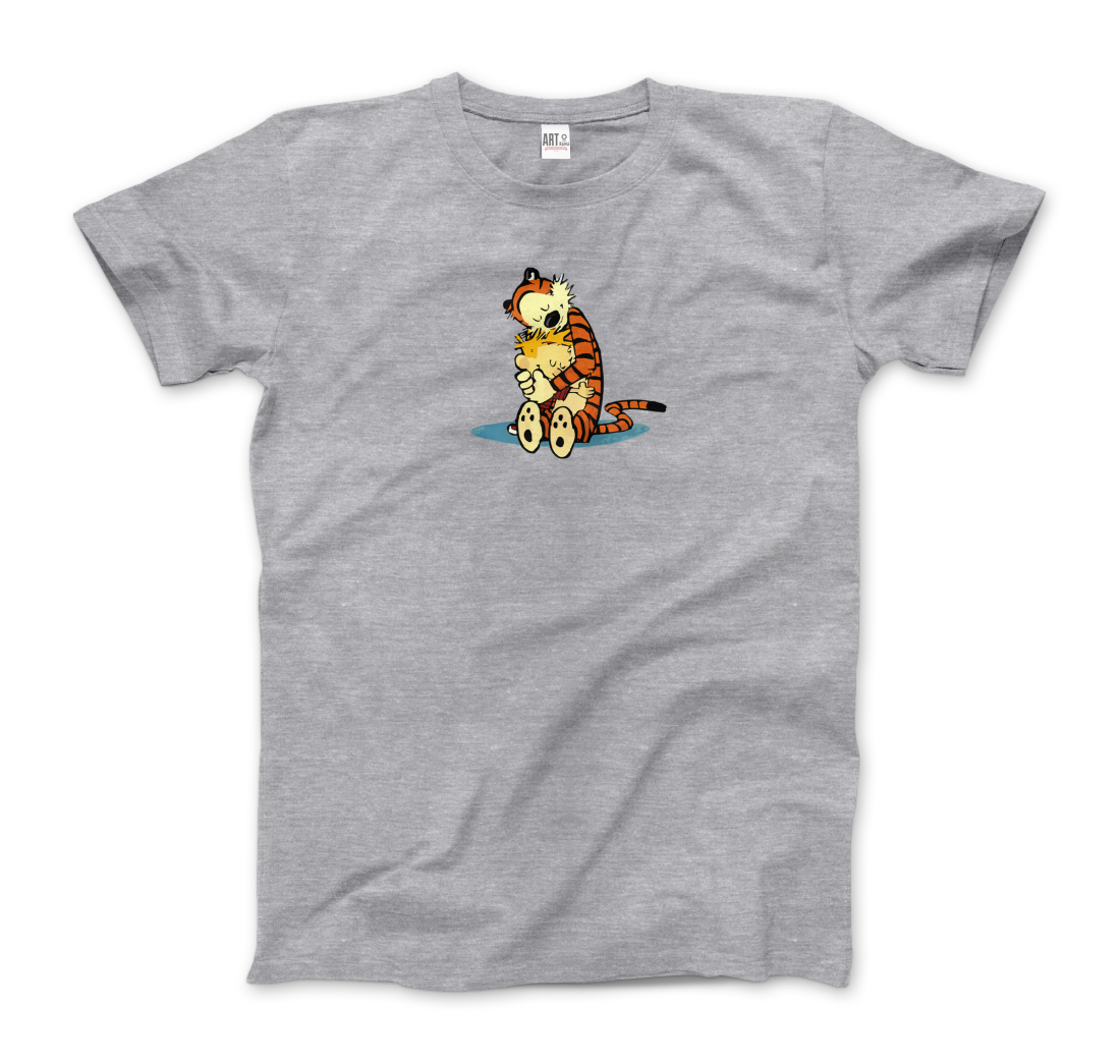 Calvin and Hobbes Hugging T-Shirt-5