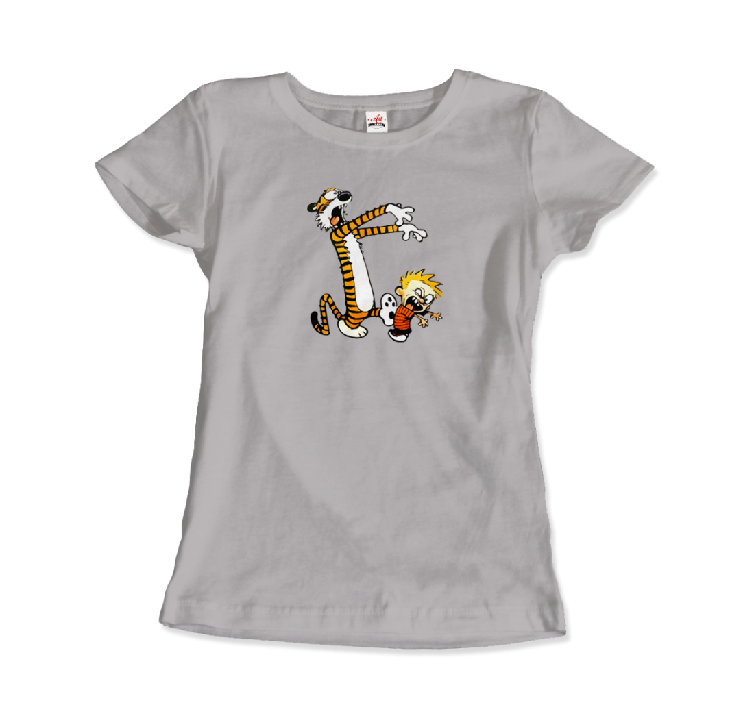 Calvin and Hobbes Playing Zombies T-Shirt-10