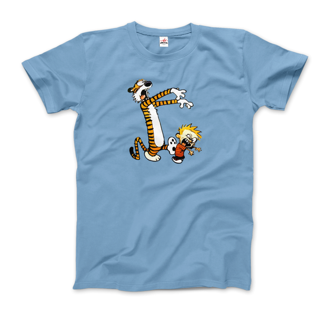 Calvin and Hobbes Playing Zombies T-Shirt-7