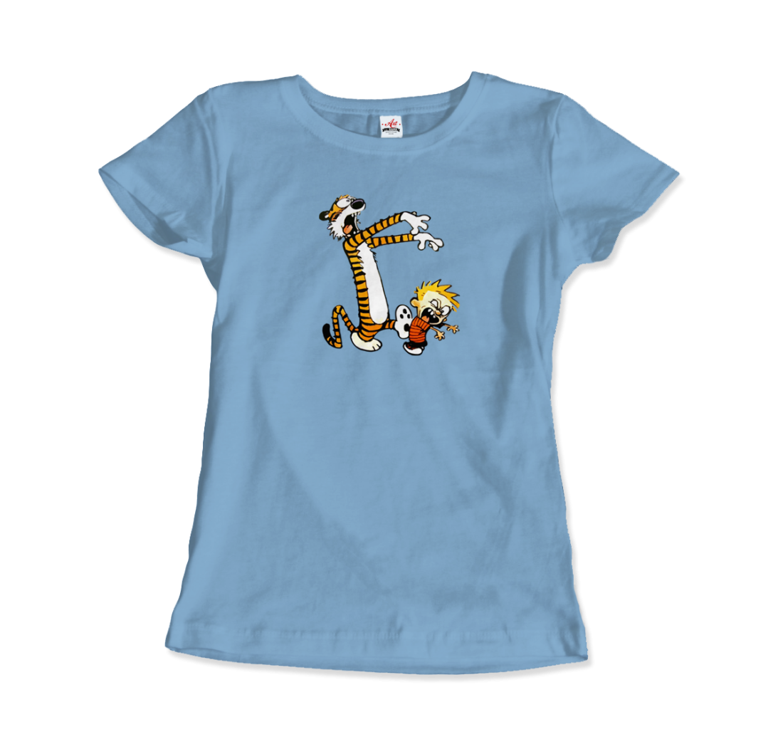 Calvin and Hobbes Playing Zombies T-Shirt-9