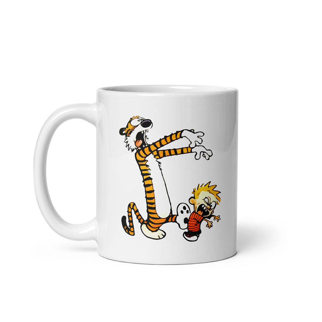 Calvin and Hobbes Playing Zombies Mug-0